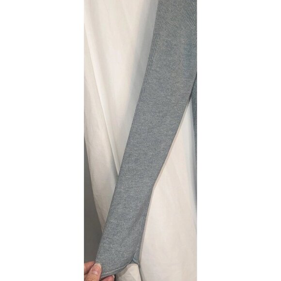 J Jill Women’s Green Open Front Long Sleeve Cardigan Sweater Sz Petite M Pockets - Picture 3 of 9